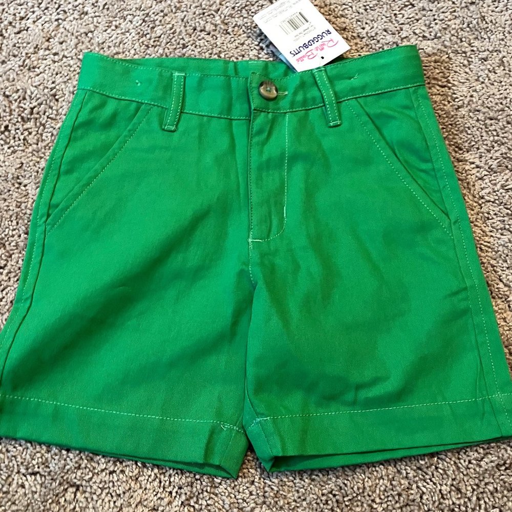 Green Chino Boys Shorts-Rugged Butts